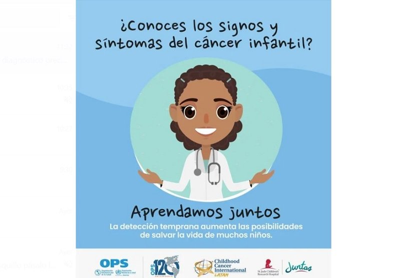 OPS lanza campaña para diagnóstico precoz del cáncer infantil Salvar